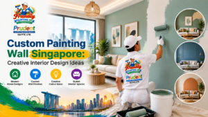 Custom painting wall Singapore with creative interior design ideas, modern home wall finishes, and professional painters by Friendly Painting SG Is this conversation helpful so far?
