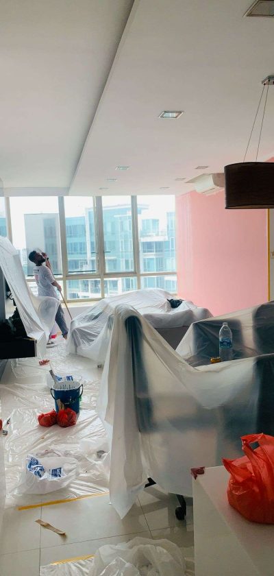 WhatsApp Image 2025-05-13 at 15.24.36 Best Painting Services in Singapore – Professional Painter Carefully Applying White Paint on Interior Wall | Expert HDB and Condo Painting Services